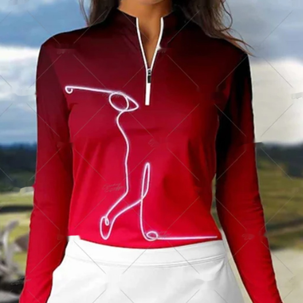 Golf Long Sleeve Quick-drying Breathable Cooldry Tennis Top