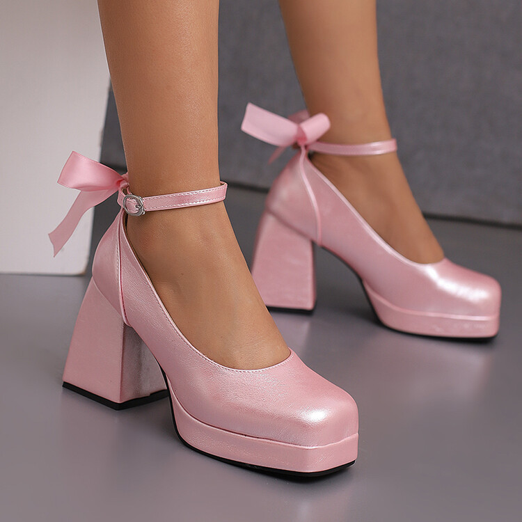 Plus-size Waterproof Platform High Heels For Women