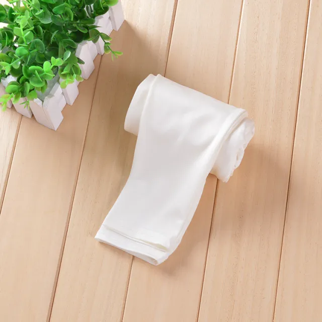 Spring And Autumn Milk Silk Girls' Tight Elastic Bottoming Cropped Pants White - Shop at LoveMi