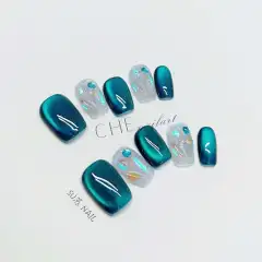 White Finished Product Nail Sticker - Mediterranean - View 1