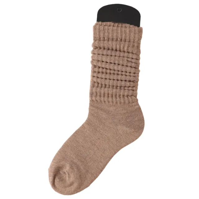 Lazy Bunching Socks European And American Extra Thick Fluffy Loop 34 Color Average Size - Shop at LoveMi