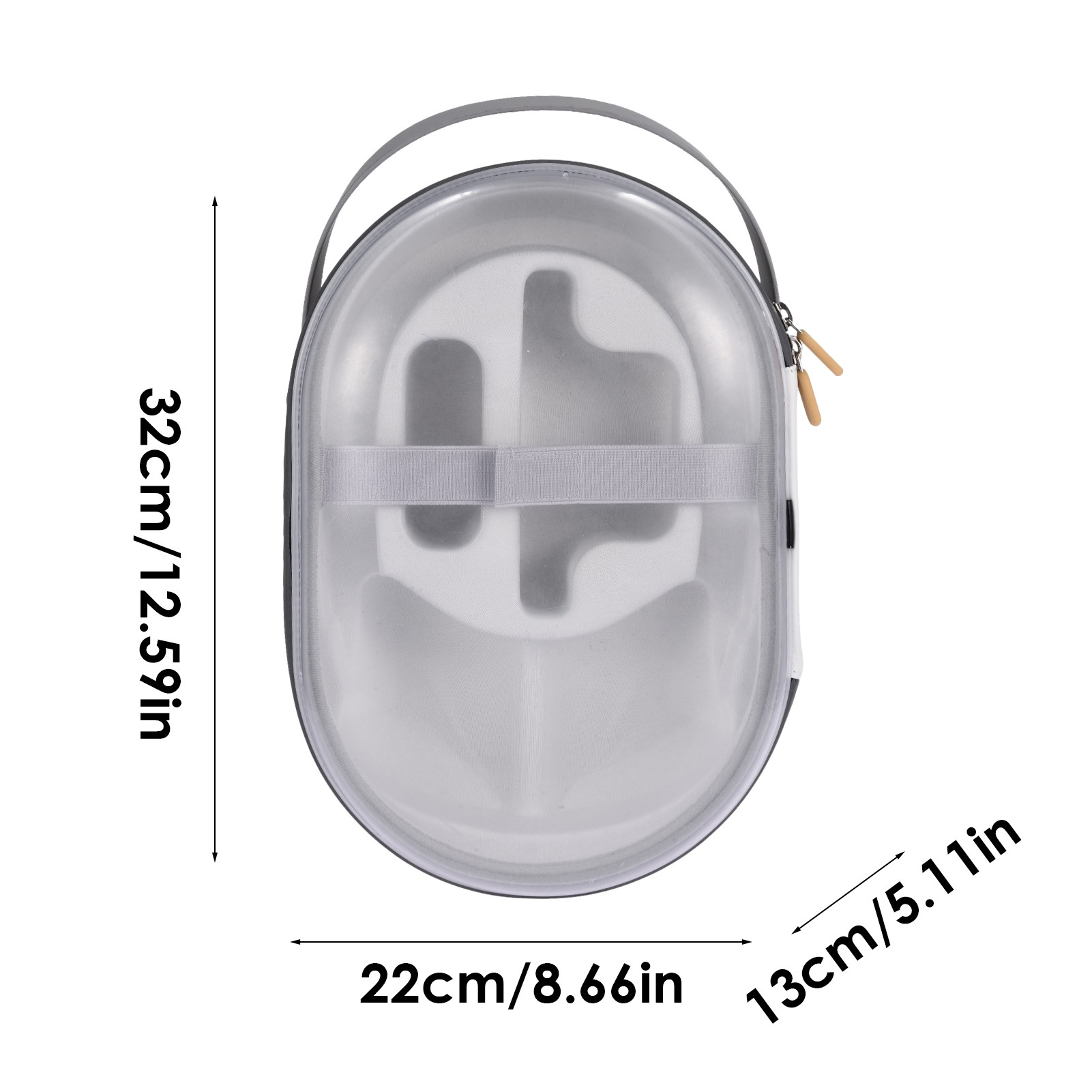 New Vision Pro Storage Bag Vision ProVR Head-mounted Power Supply Accessory Storage Box - Image 3