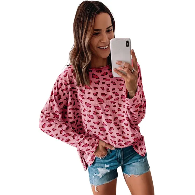 Women's Fashion Thin Casual Pullover Pink - Shop at LoveMi