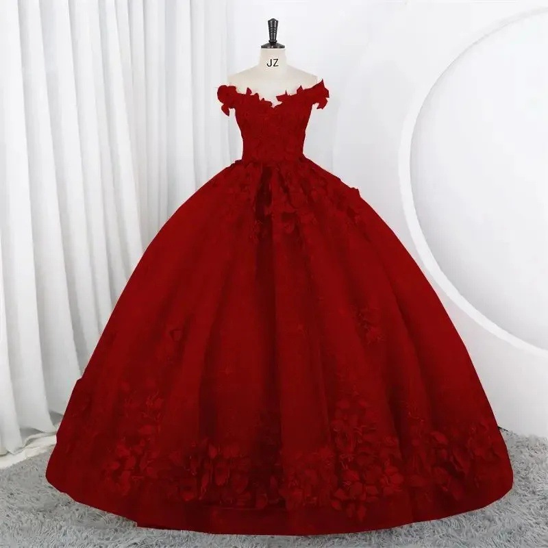 Short-Sleeve Long Evening Dress, picture 8 of 11