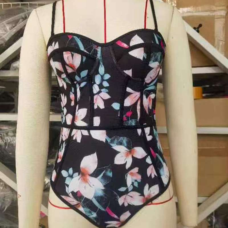 Triangle European And American Sling One Piece Swimsuit - Image 2