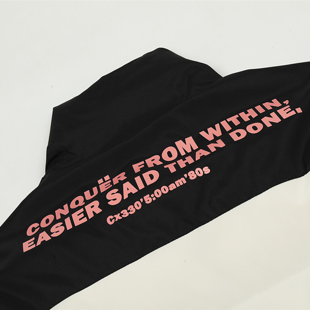 Men's Color Contrast Patchwork Stand Collar Bread Cotton-padded Jacket