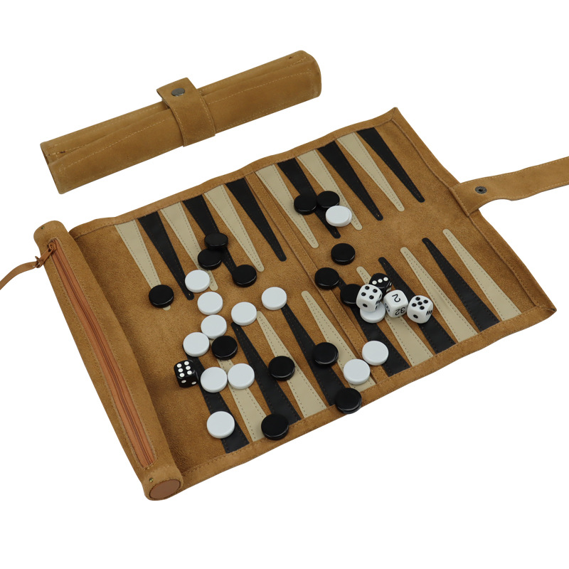 Backgammon and chess set (blue)