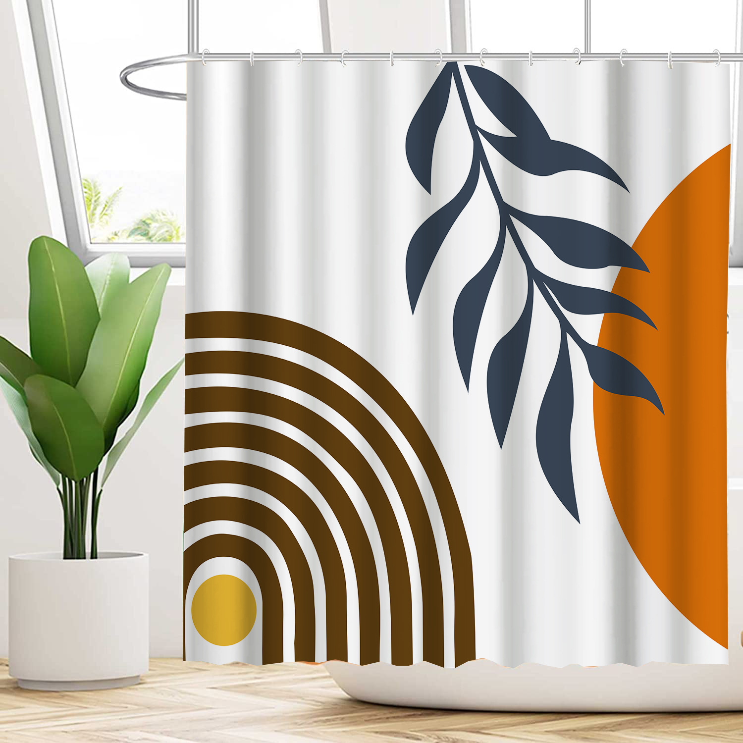 Title 13, Waterproof and Mildew-Proof Shower Curtain with...