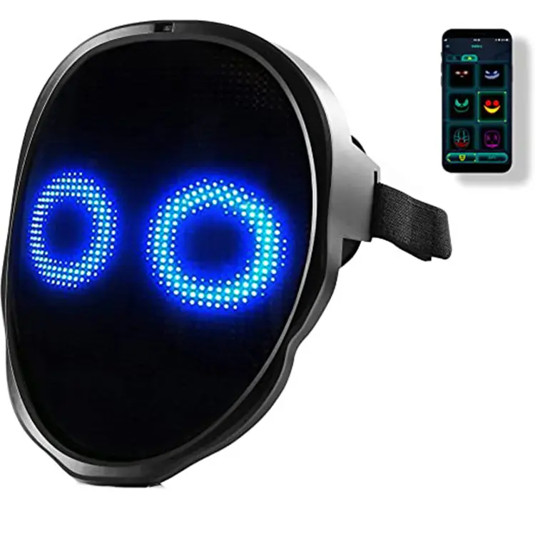 Halloween Face Masks Full Color LED Luminous
