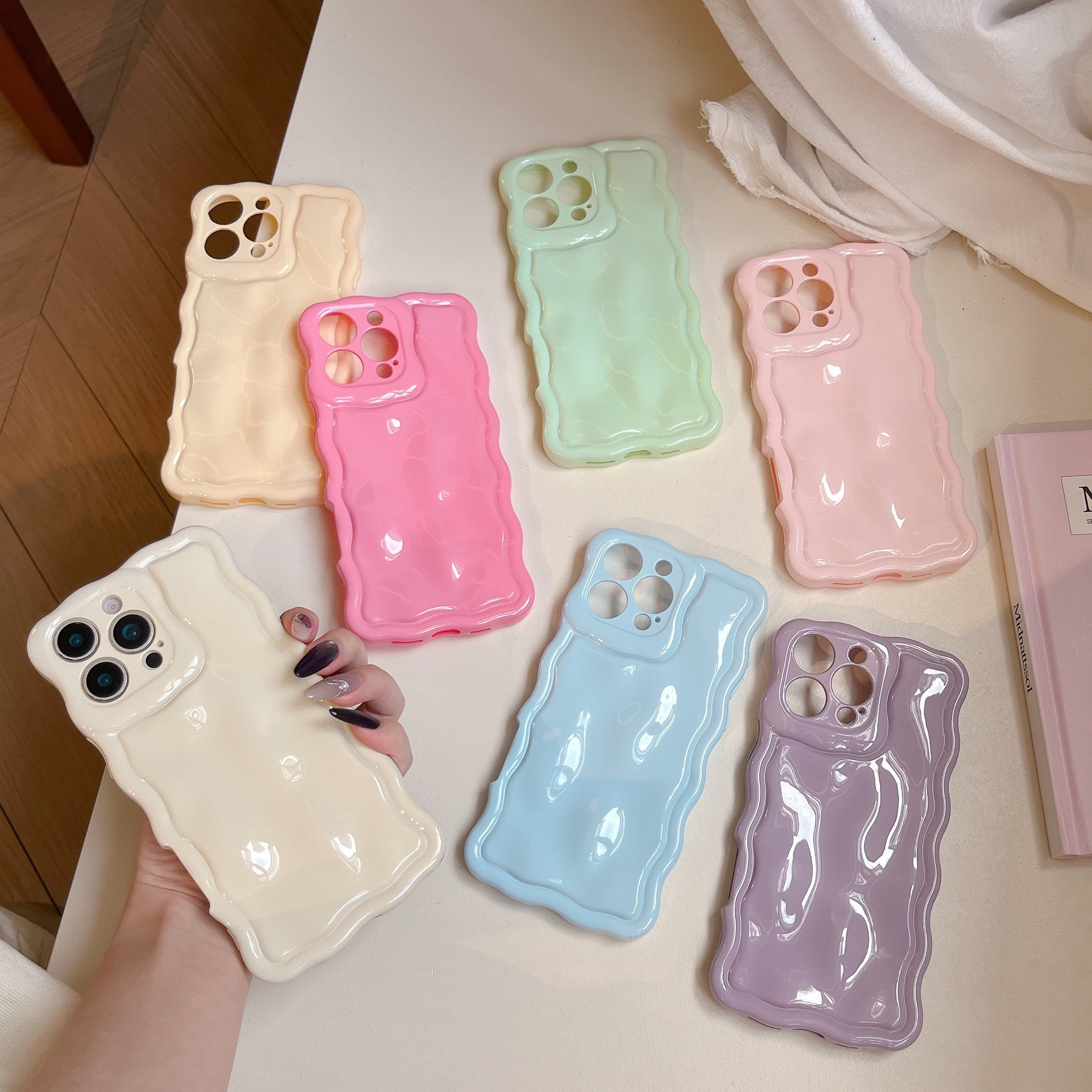 Solid Color Macaron Mobile Phone Soft Case - Image 3