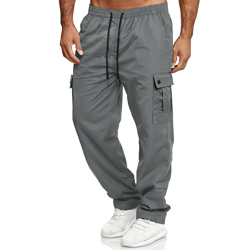 Loose-fit Straight-leg Outdoor Workwear Pants For Men