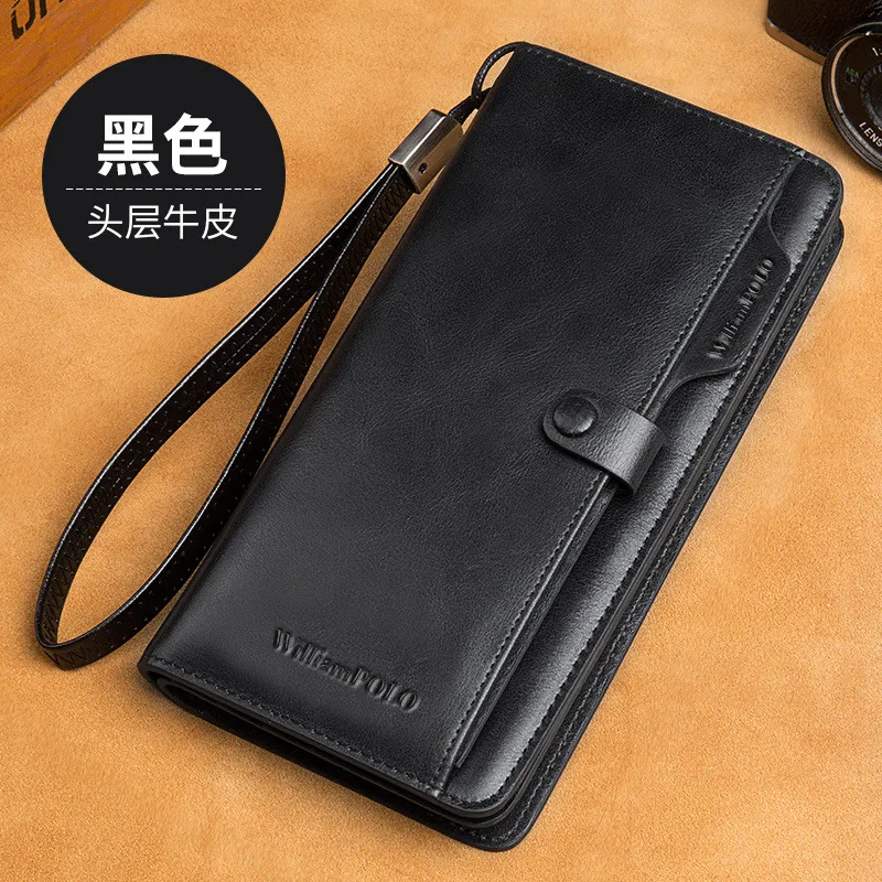 Men's Long Wallet Genuine Leather Wallet – image 7
