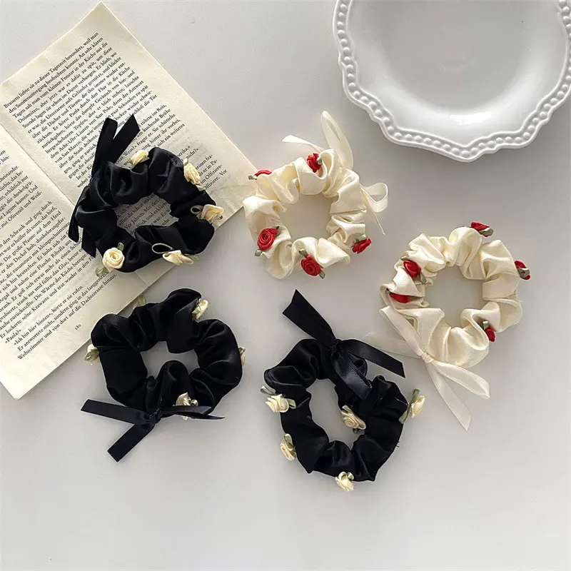 Romantic Three-dimensional Rose French Retro Girl Flower