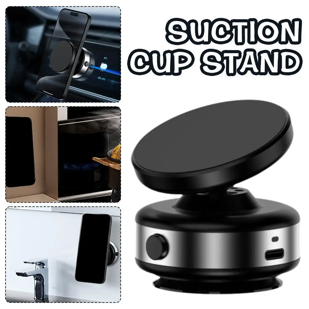 X9C Car Phone Holder Magnetic Vacuum Adsorption Navigation Bracket