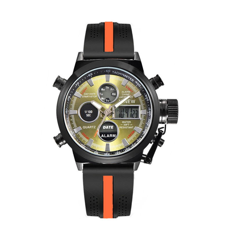 Men's Fashion Belt Multi-functional Watch