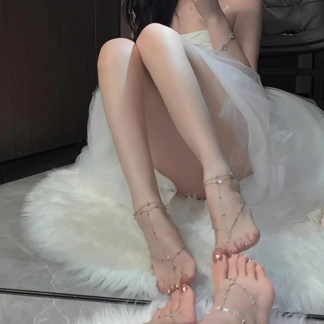 Fashionable Multi-layer Tassel Anklet