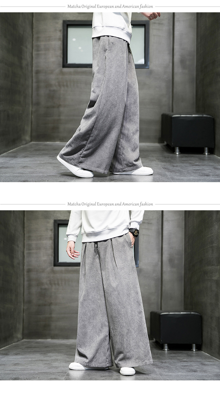 Autumn Anti-wrinkle Chinese Style Retro Casual Trousers