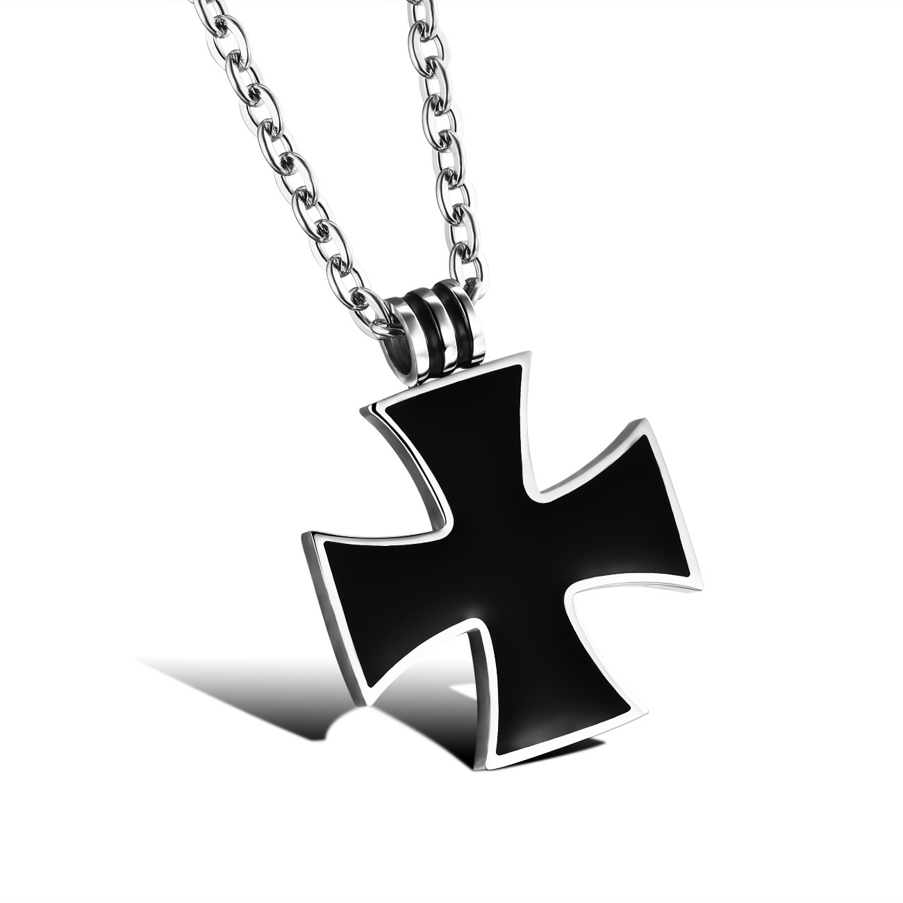 Men's Pendant Handsome Epoxy Necklace