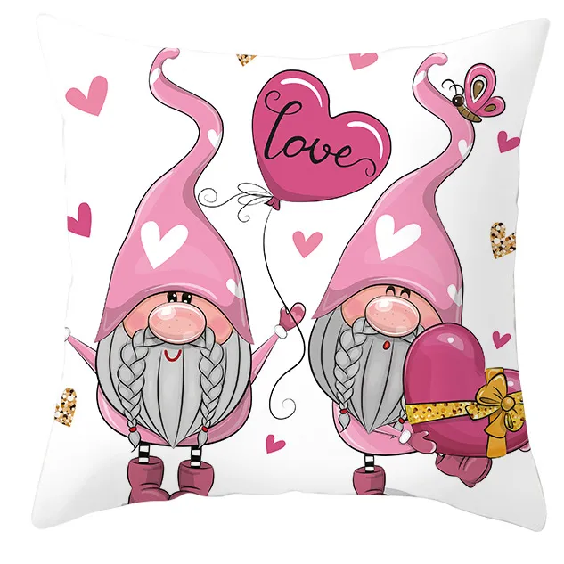 Christmas Pillow Cover Cute Peach Skin Fabric Cushion Drd24927 - Shop at LoveMi