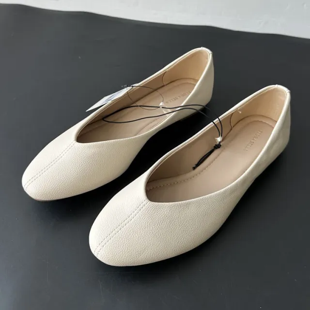 Low cut Internet Hot Korean Style Round Head Pumps Women Beige - Shop at LoveMi