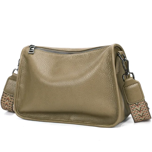 Women's Large Capacity Casual Shoulder Crossbody Bag Khaki - Shop at LoveMi