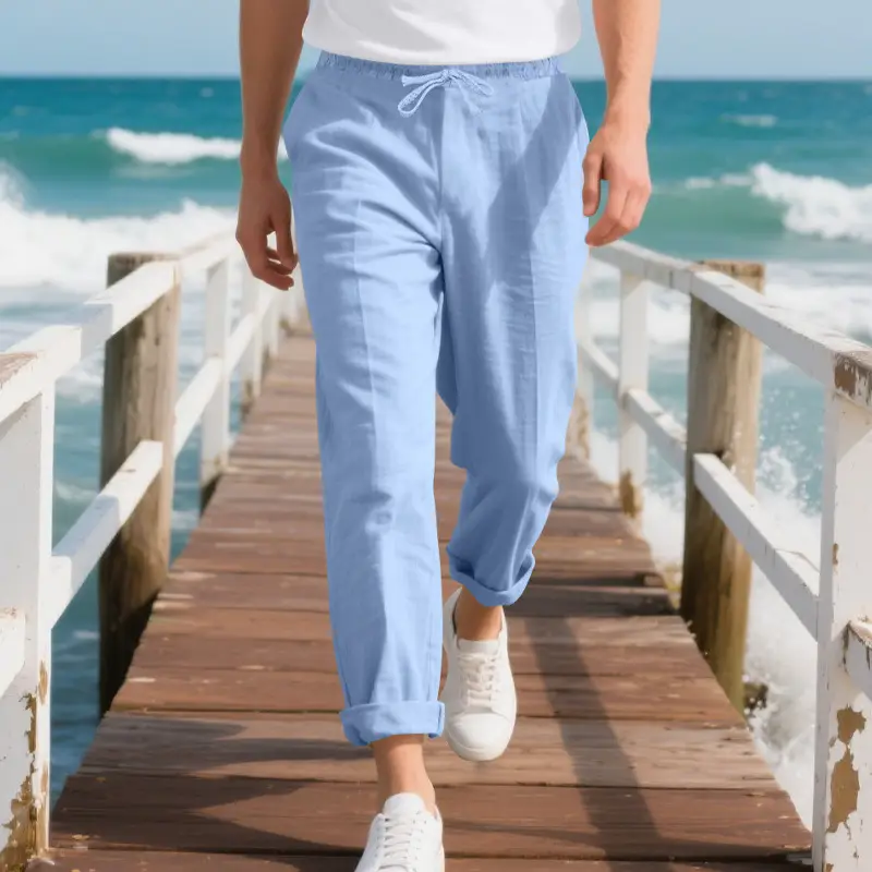 Mens Fashionable Casual Loose-fit Trousers