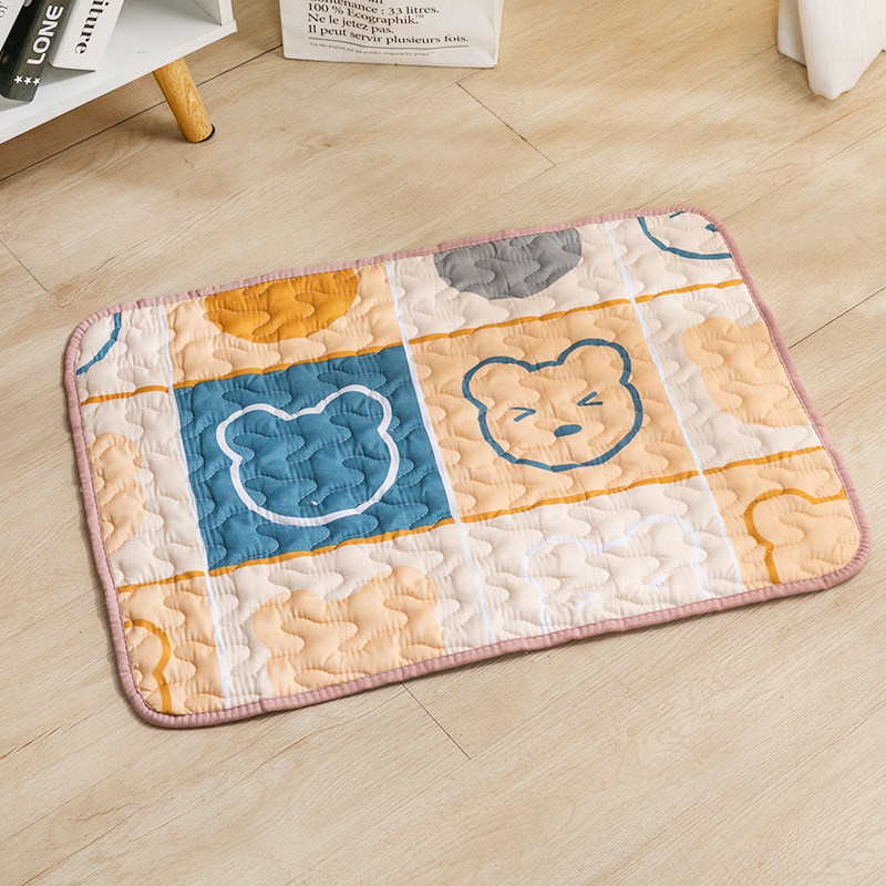 Pet Non Slip Mat Cartoon Bear