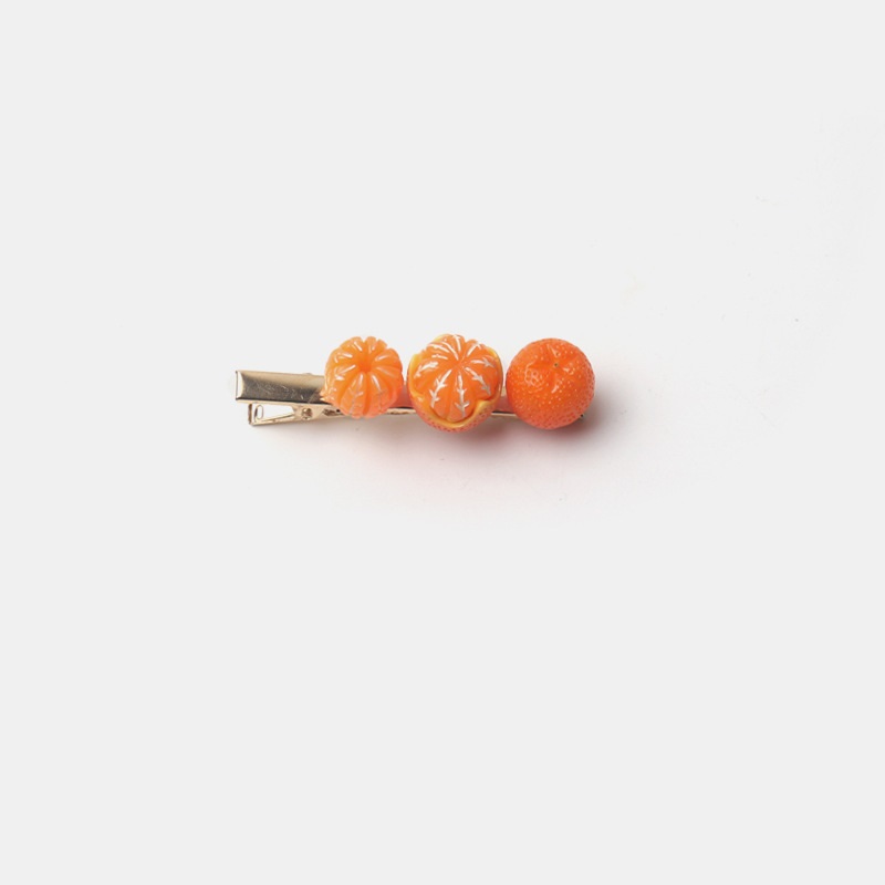 Orange One Barrettes