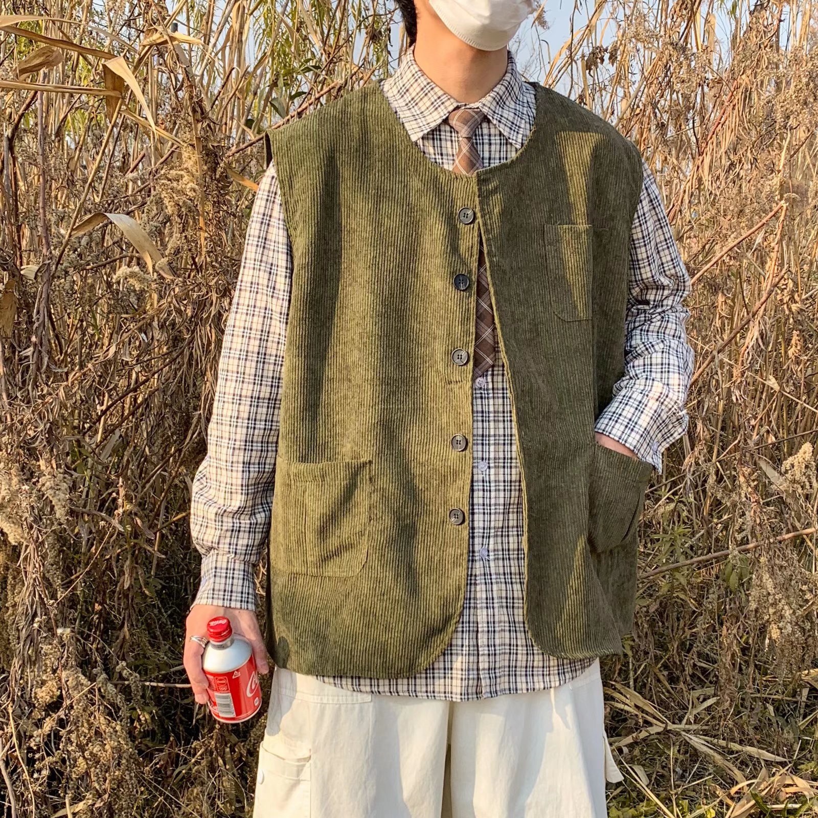 New Versatile Retro-chic Casual Corduroy Vest