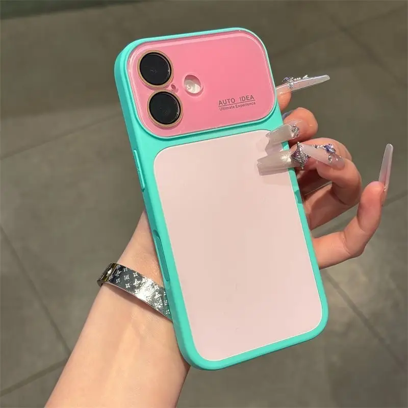 Crystal Color-block Drop-resistant Phone Case