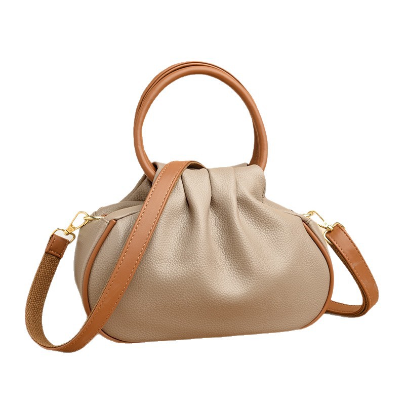 Large-capacity Pleated Crossbody Shoulder Bag For Women