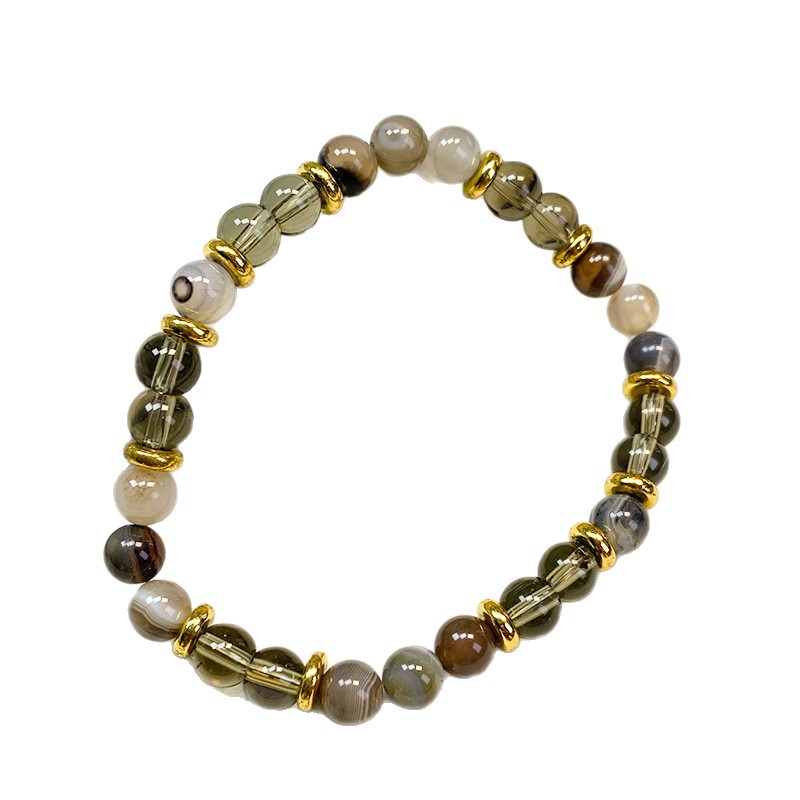Natural Stone Bead Bracelet For Protection And Relief