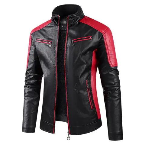 European Size Autumn and Winter Leisure Leather Men's Coat