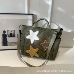 Women's Rhombus Tote Bag - Green - View 1