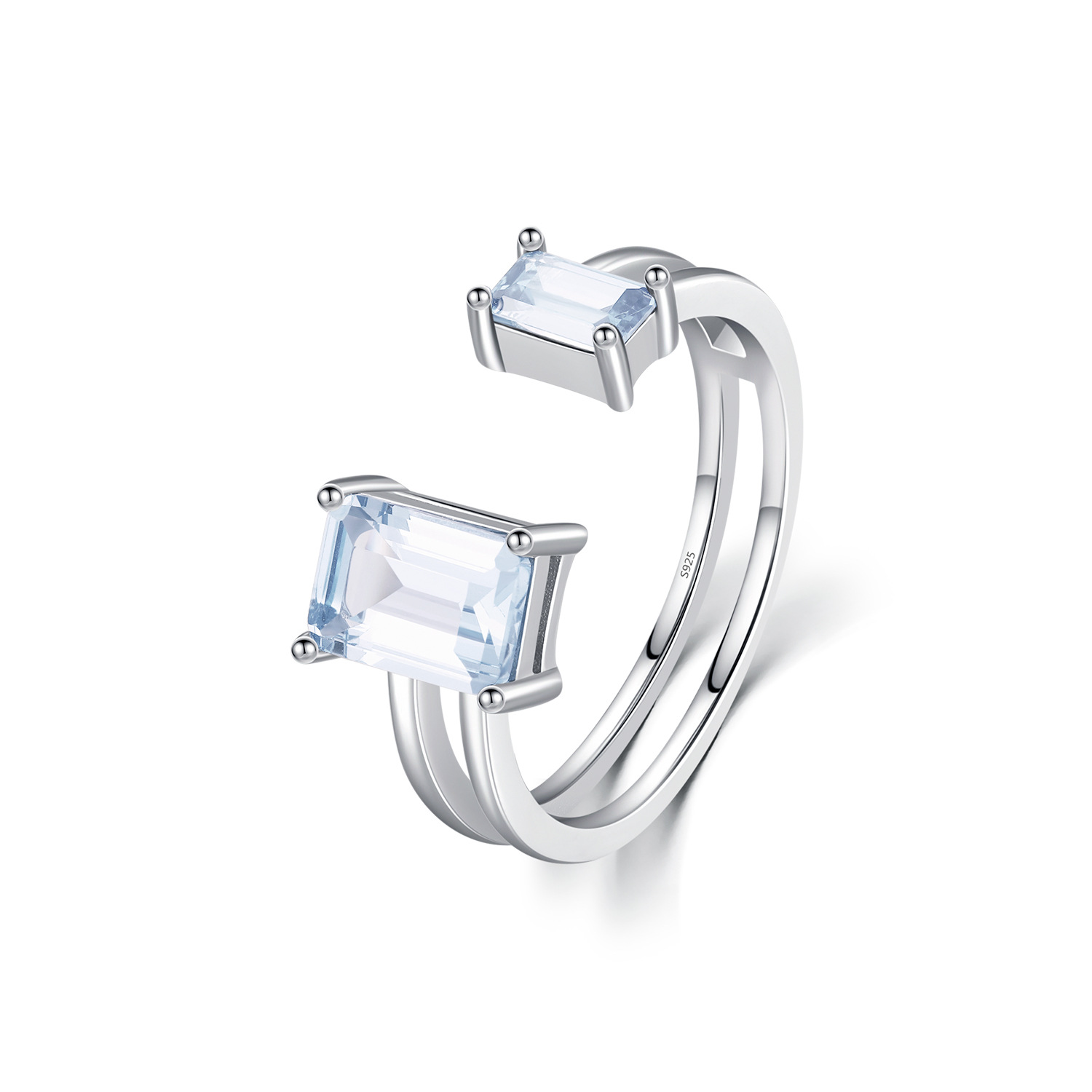 Elegant Double-layer Line Ring For Women