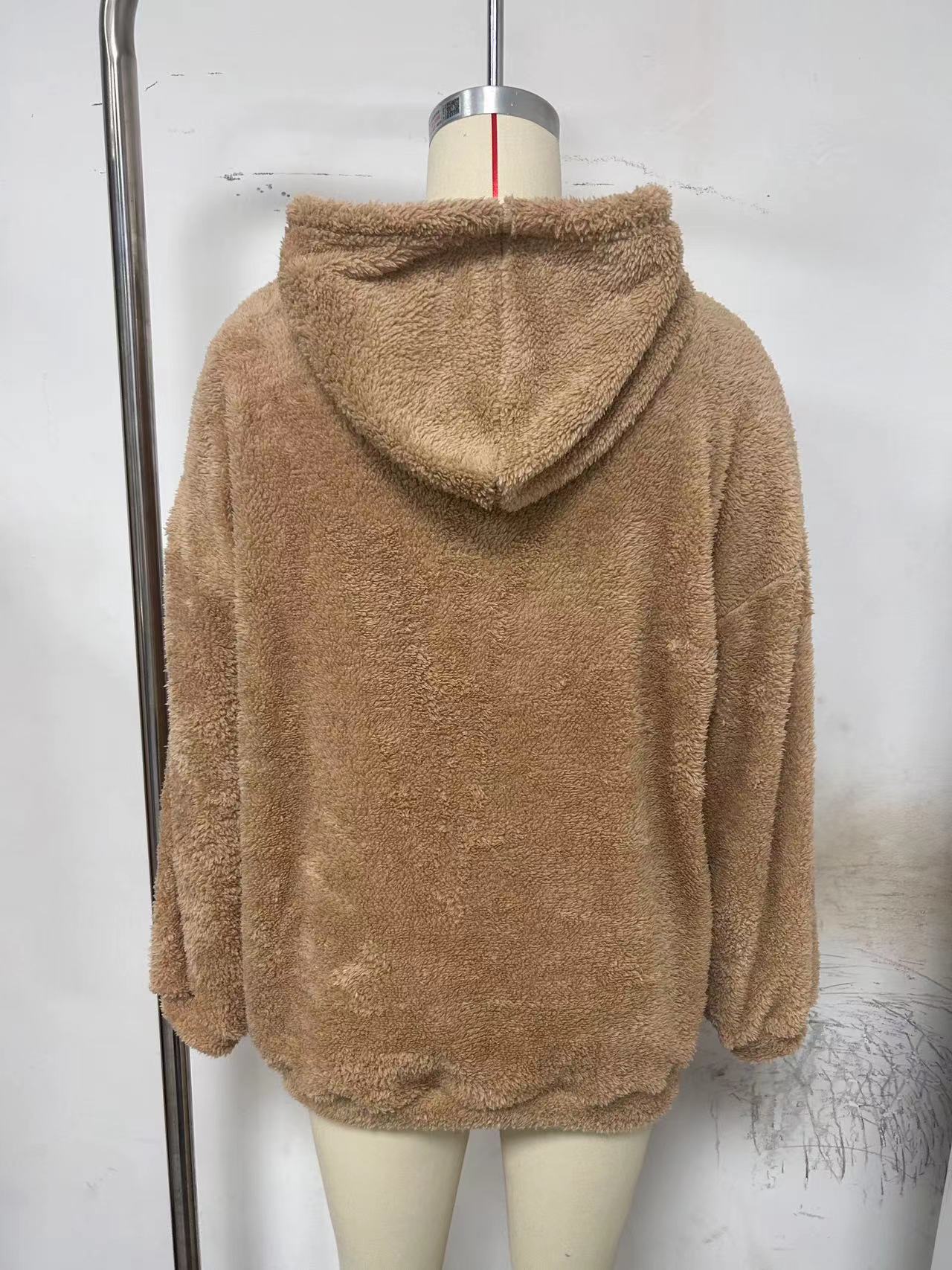 European And American Flannel Loose Long-sleeved Pullover - Image 7