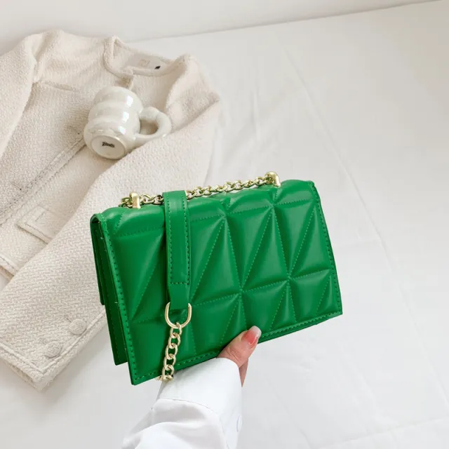 Small Square Bags Fashion Chain Crossbody Shoulder Bag Green - Shop at LoveMi