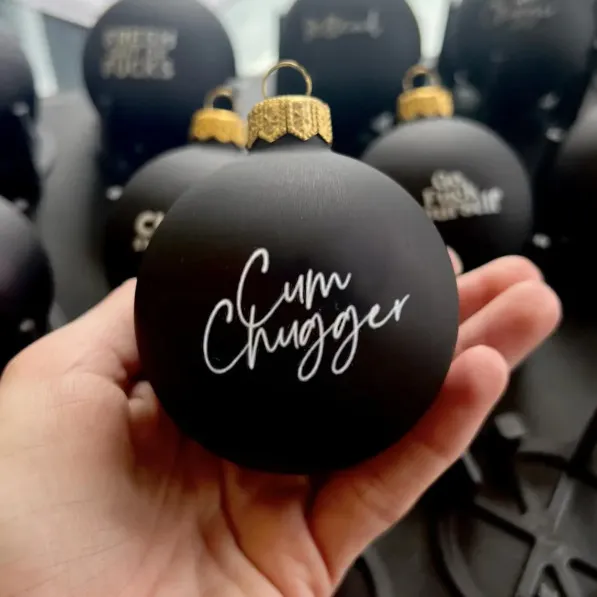 Funny Christmas Ornament Black Decorations - Shop at LoveMi