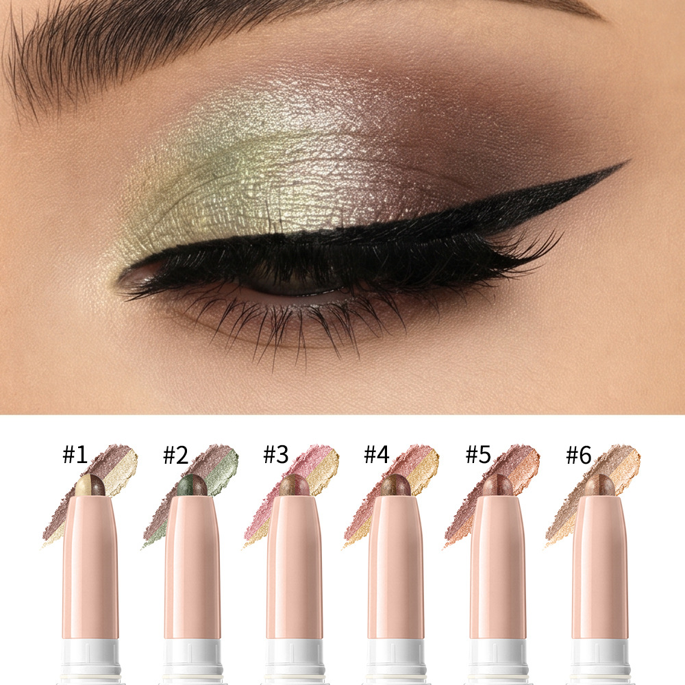 Contour And Highlight Cosmetics Two-Color Gradient Eyeshadow Pen