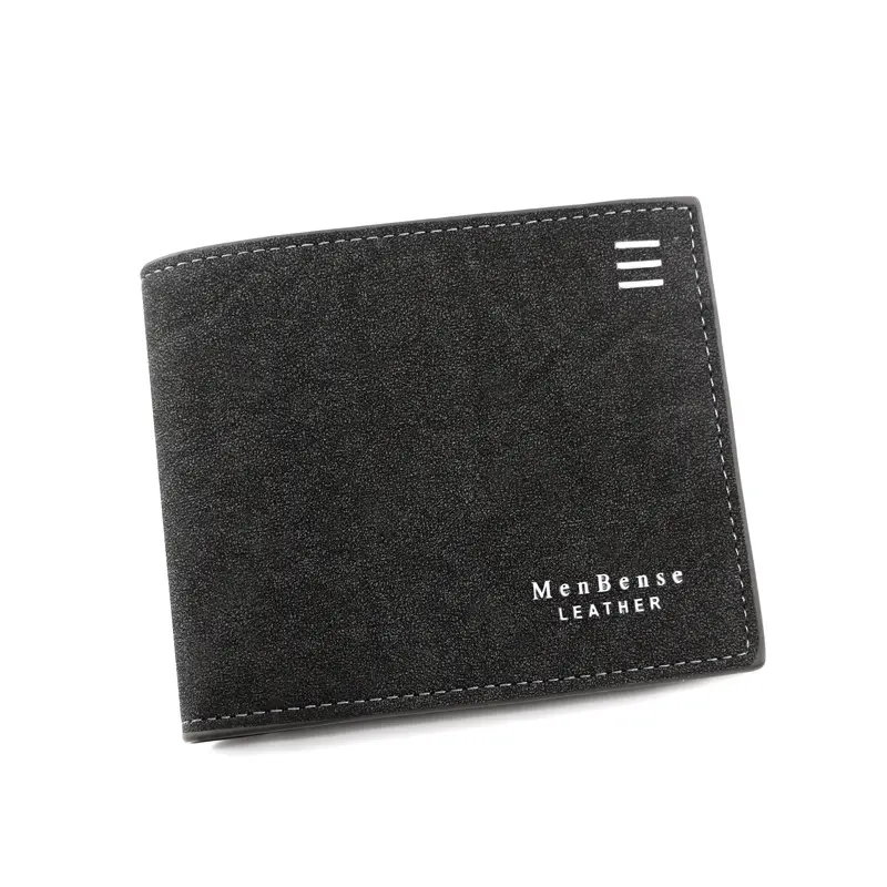 New Personalized Men's Short Wallet Fashion Silk