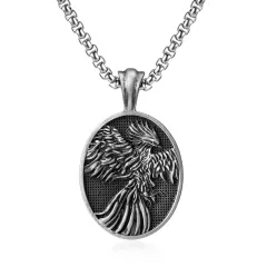 Fashionmonger Vintage Pendant Necklace Simple Cross-border Sold Jewelry - Black - View 1