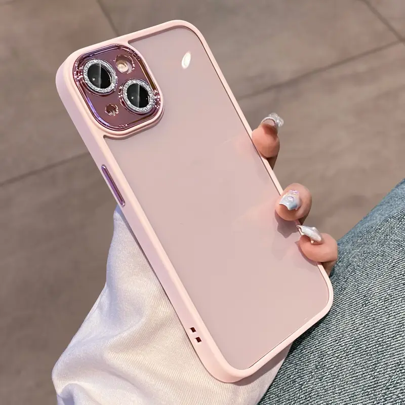 Electroplated Glitter Lens Film Full Package Phone Case