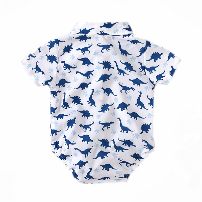 Baby Boy Summer New Short Sleeved Kazakhstan Shorts Suit Boy European And American Gentleman Dress