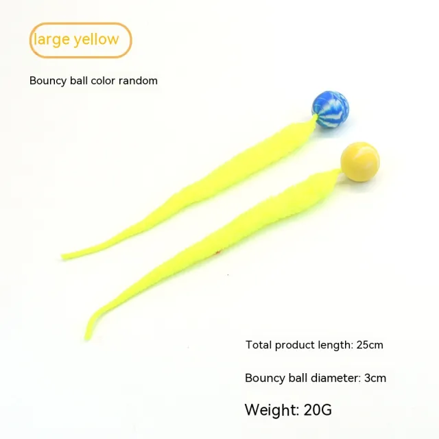 Pet Cat Elastic Ball Interactive Toy Yellow - Shop at LoveMi