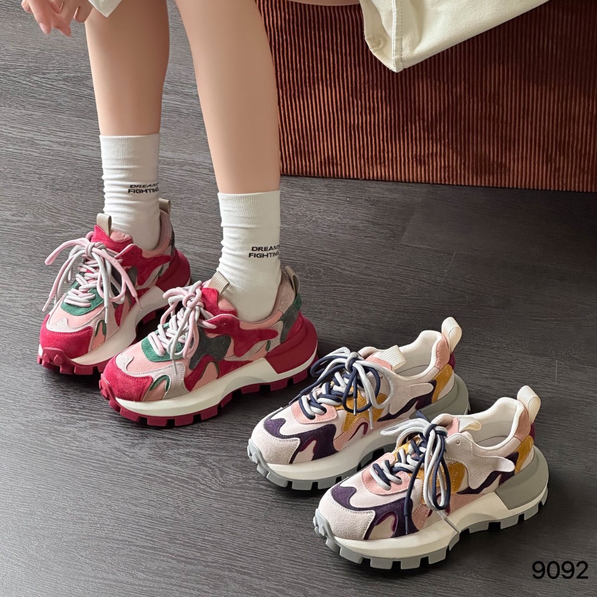 Height-increasing Suction-soled Argan Oil Shoes For Women