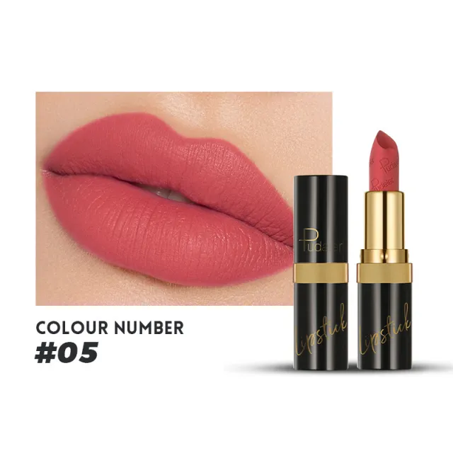 Matte Lipstick 10 color Velvet No Stain On Cup Color05 - Shop at LoveMi