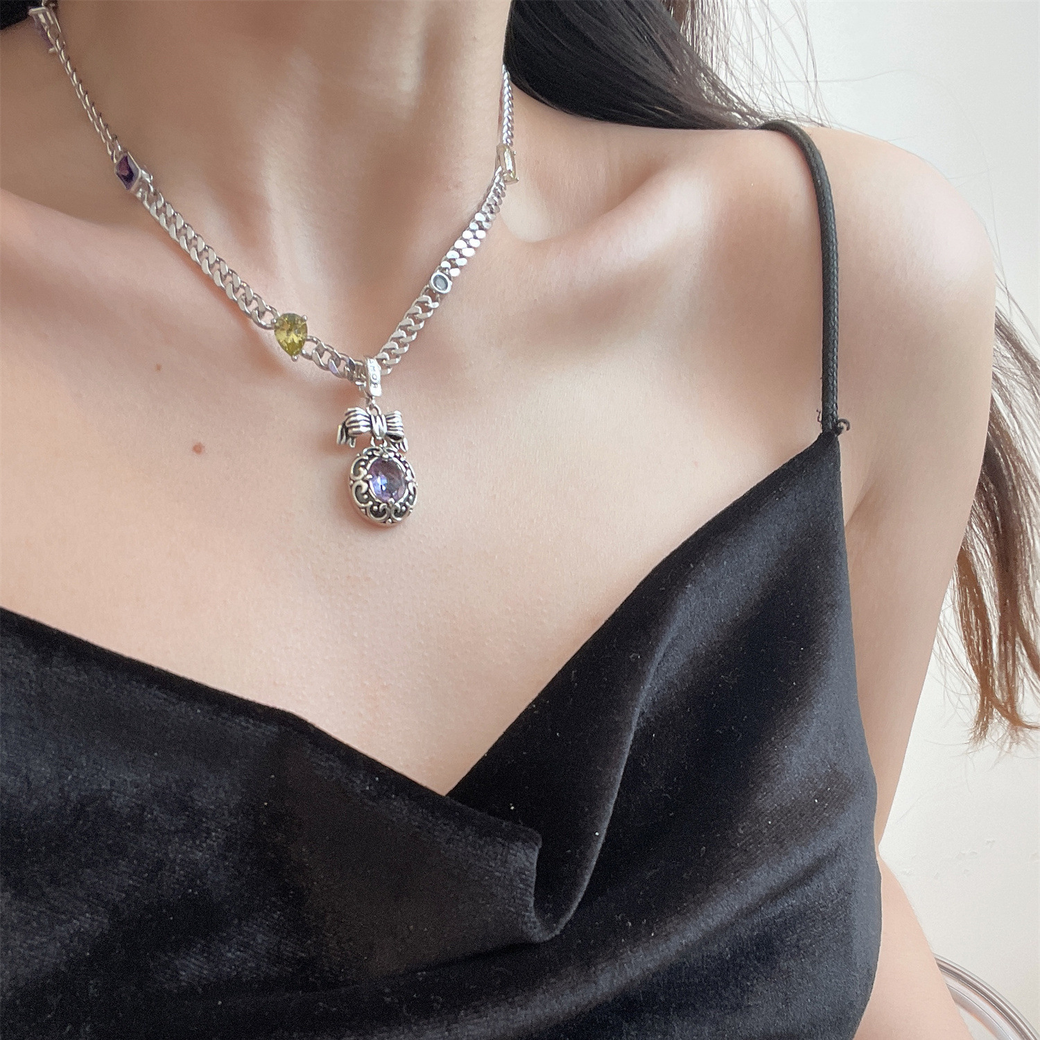 Love Tank Necklace Female Fashion Fashion Normcore Style