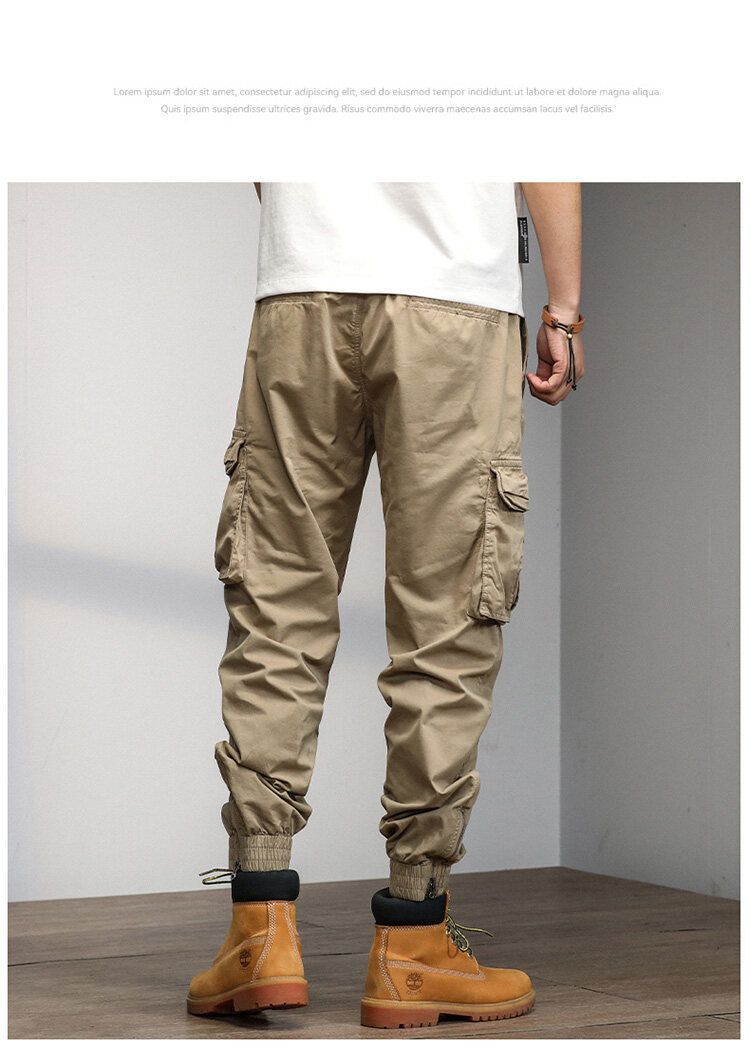 Title 6, New Mens Casual Trousers Youth Popular Overall...