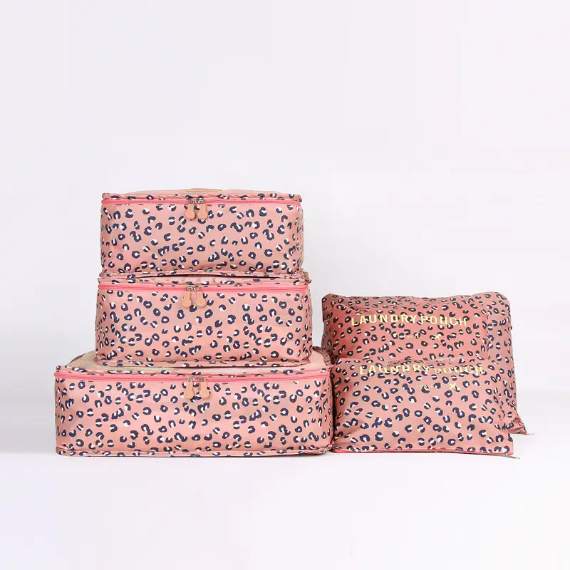 Printed Travel Organizer Set Of Six