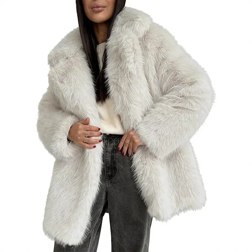Faux Fur Coat For Women Mid-length